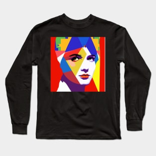 Geometric Popstar Long Sleeve T-Shirt